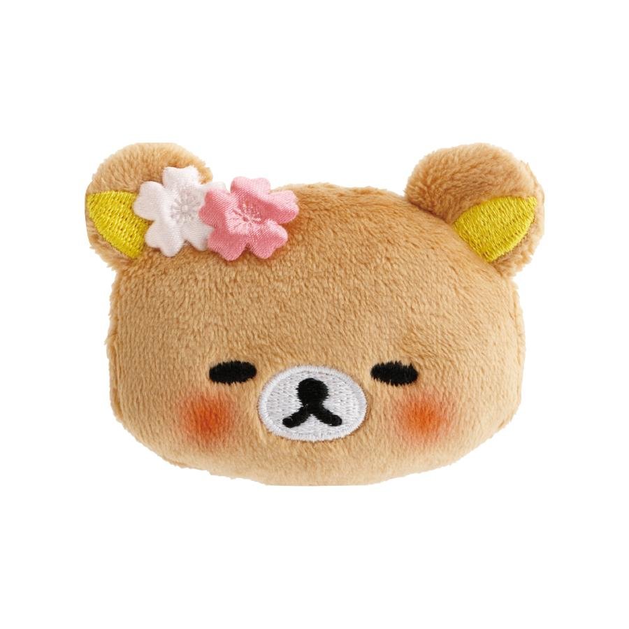[SAKURA RILAKKUMA / Kyoto Shijo Kawaramachi] LIMITED "Rilakkuma Store Manager" Plush Badge - Rosey’s Kawaii Shop
