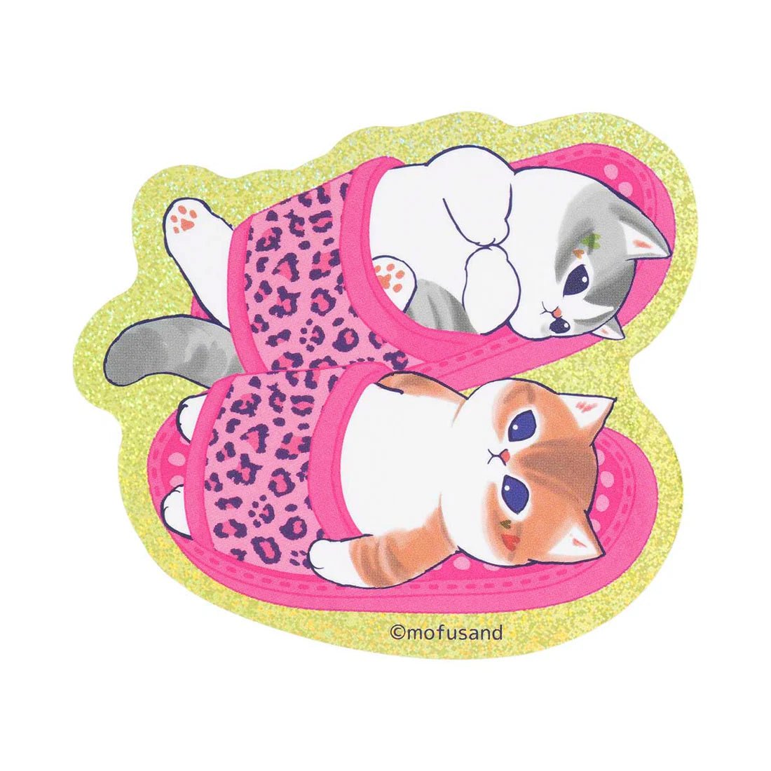 [SANDALS] "Mofusand Gal Nyan Series" Hologram Sticker - Rosey’s Kawaii Shop