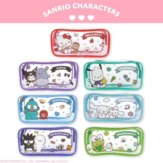 "Sanrio Always There Friend" Clear Pen Case - Rosey’s Kawaii Shop