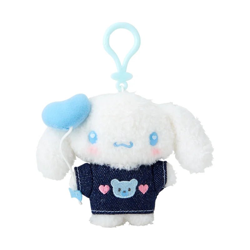 "Sanrio Denim Patch" Plush Keychain - Rosey’s Kawaii Shop
