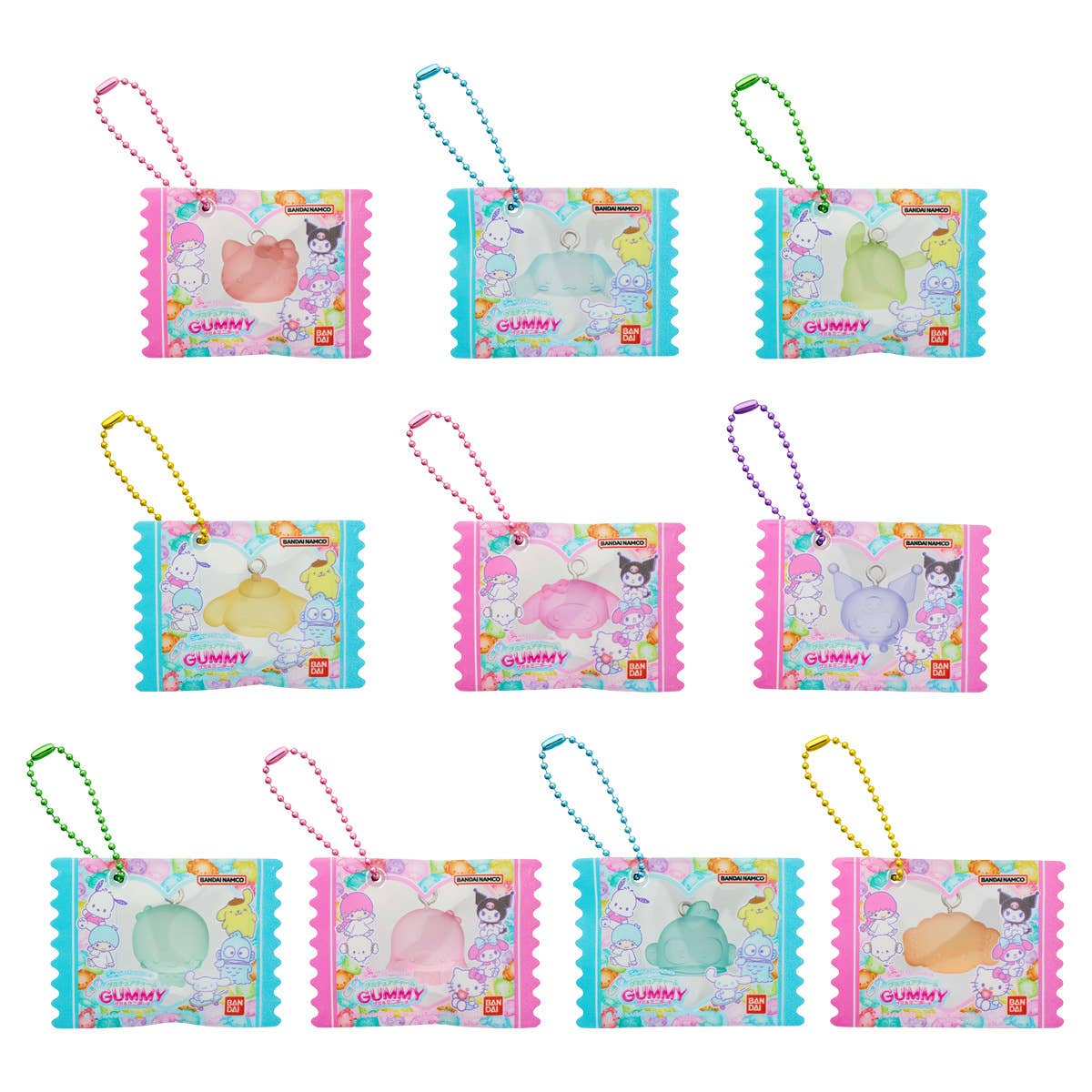 "Sanrio Gummy Pouch Keychain & Gummy" Blind Bag - Rosey’s Kawaii Shop
