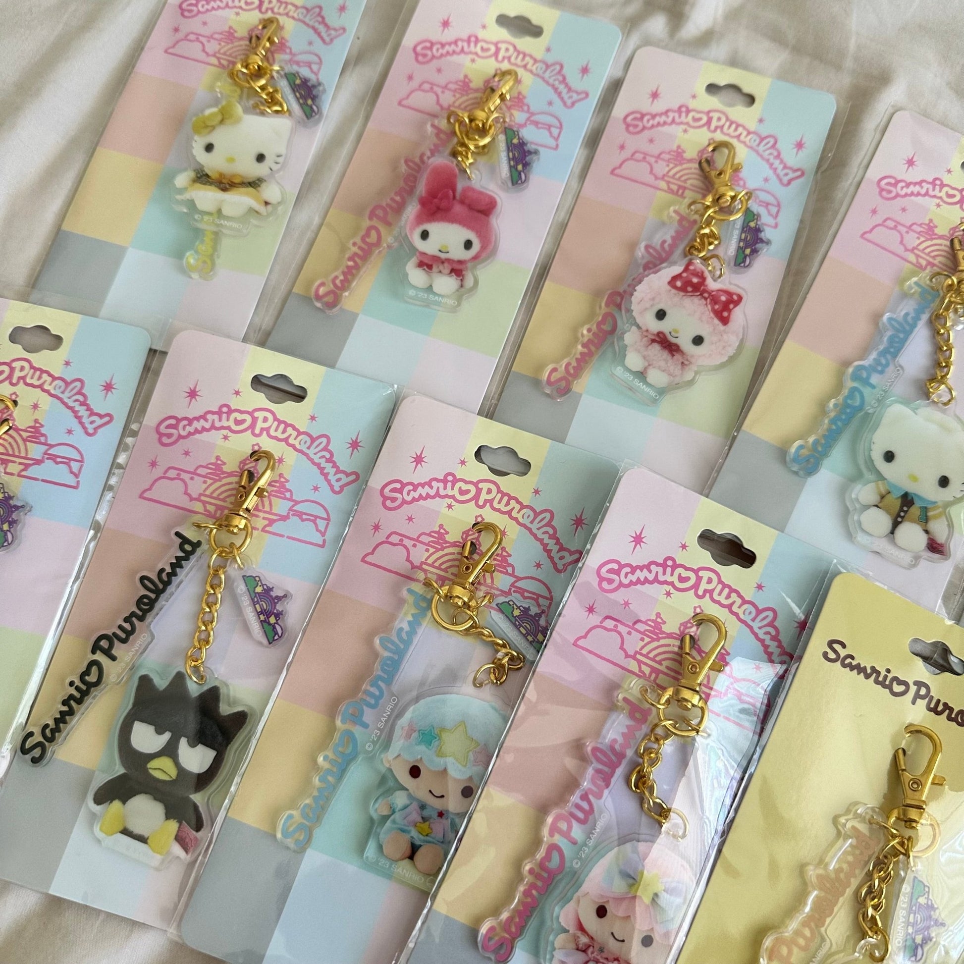 “Sanrio Puroland Dolls" Keychain - Rosey’s Kawaii Shop