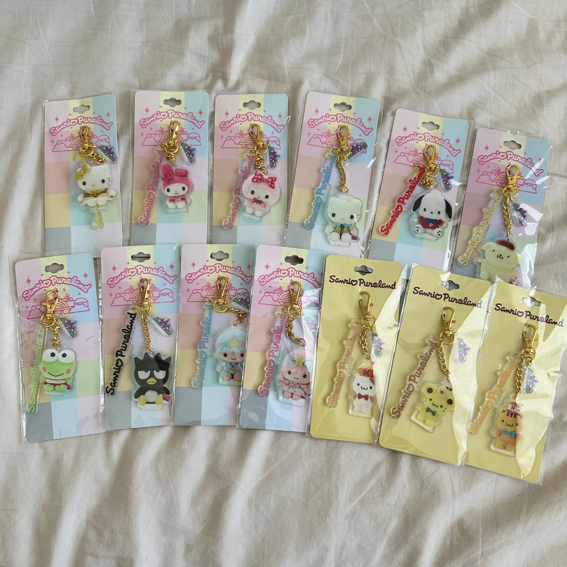 “Sanrio Puroland Dolls" Keychain - Rosey’s Kawaii Shop