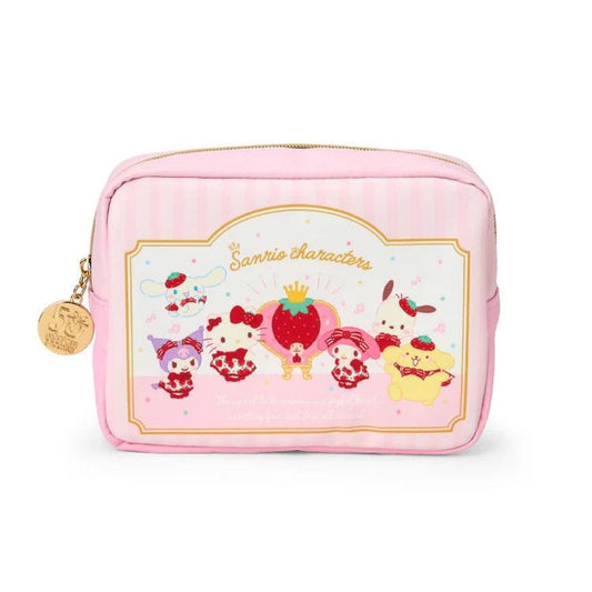 "Sanrio Strawberry News 50th Anniversary" Pouch - Rosey’s Kawaii Shop