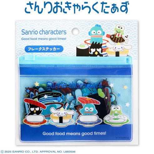 "Sanrio Sushi X THANKYOUMART" Sticker Flakes - Rosey’s Kawaii Shop