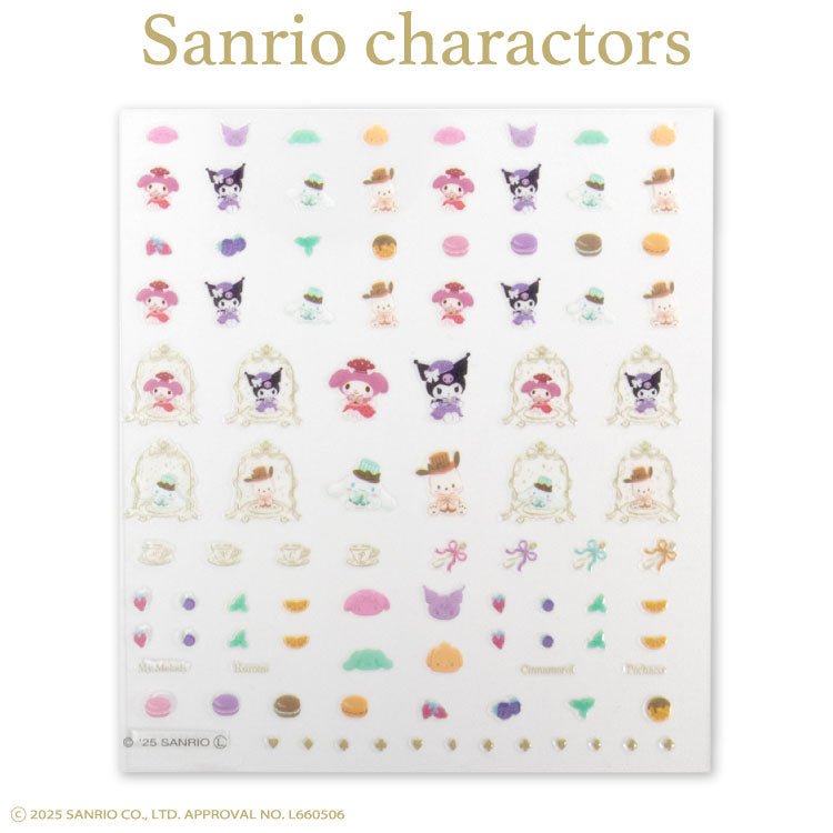 "Sanrio Tea Room" Nail Stickers - Rosey’s Kawaii Shop