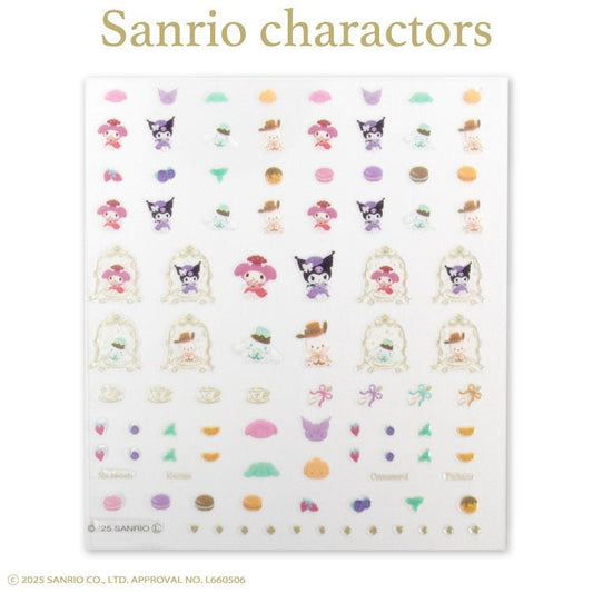 "Sanrio Tea Room" Nail Stickers - Rosey’s Kawaii Shop