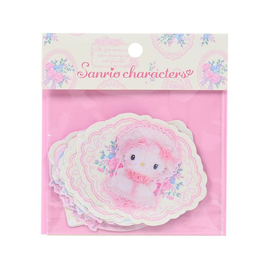 "Sanrio White Frill" Sticker Set - Rosey’s Kawaii Shop
