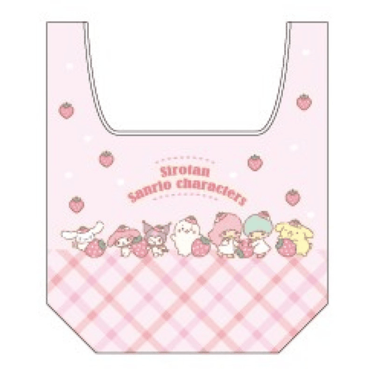 "Sanrio x Sirotan Strawberry" Eco Bag - Rosey’s Kawaii Shop