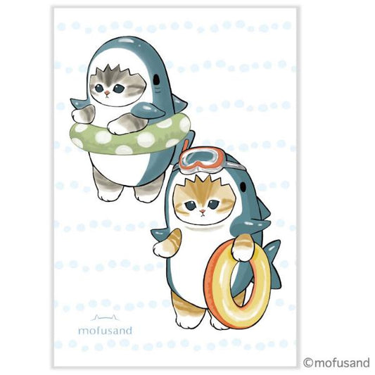 [SHARKS] "Mofusand" Postcard - Rosey’s Kawaii Shop