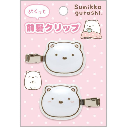 [SHIROKUMA] "Sumikko Gurashi Pukutto" Hair Clip - Rosey’s Kawaii Shop