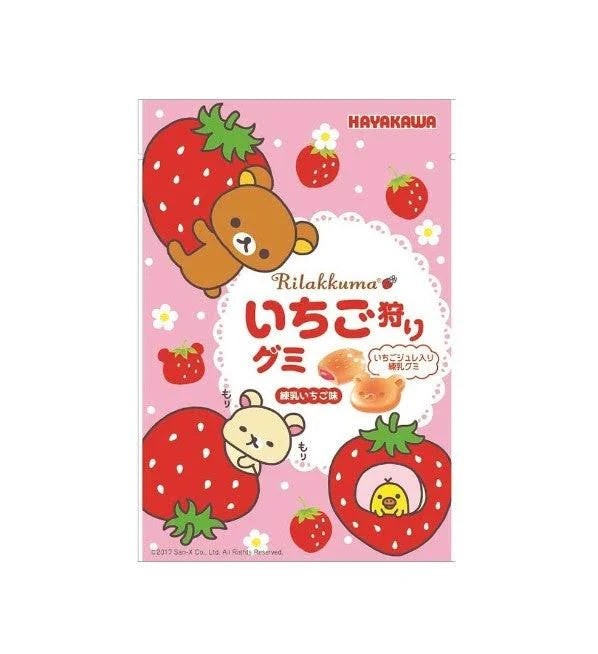 HAYAKAWA "Rilakkuma Strawberry Gummies"