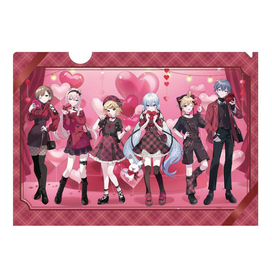 "Snow Miku x Don Quijote: Valentine's Day" Clear File - Rosey’s Kawaii Shop