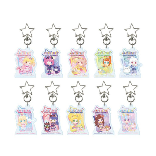 [STAR KEYCHAIN] "Aikatsu Stars x Sanrio" Blind Bag - Rosey’s Kawaii Shop