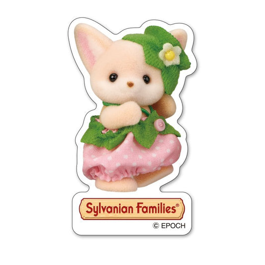 [STRAWBERRY FENNEC FOX] "Sylvanian Families Baby" Sticker - Rosey’s Kawaii Shop