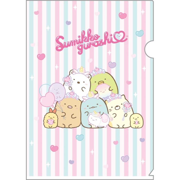 [STRIPES] "Sumikko Gurashi" Clear Folder - Rosey’s Kawaii Shop