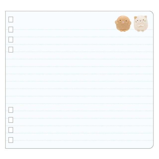 [SUMIKKO GURASHI] "San - x Characters Nui Plush" Square Notebook - Rosey’s Kawaii Shop