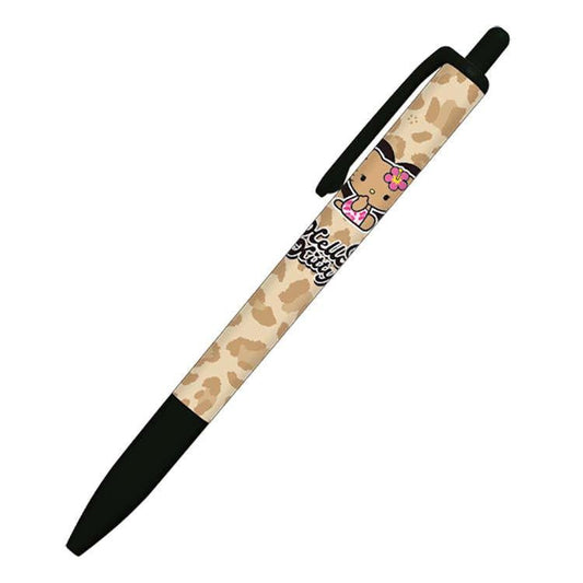 "Suntan Hello Kitty Leopard" Ballpoint Pen - Rosey’s Kawaii Shop