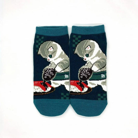 [SUSHI] "Mofusand" Ankle Socks - Rosey’s Kawaii Shop