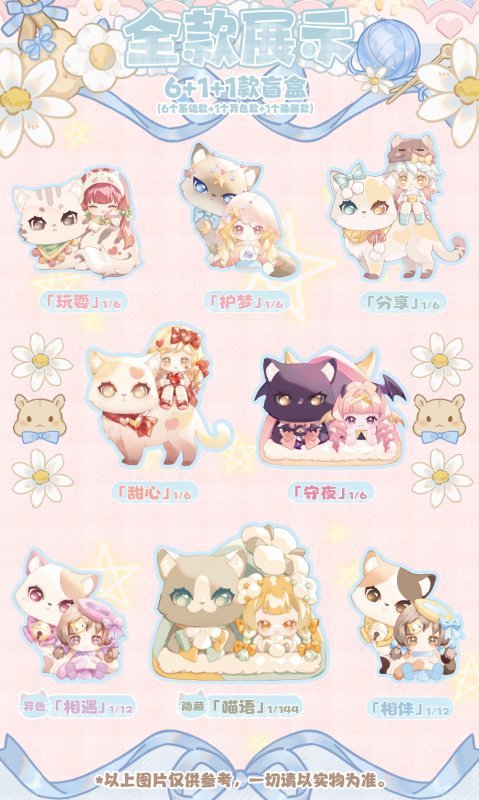 "Sweet Emilya Cat Moni - Always By Your Side" Figure Blind Box - Rosey’s Kawaii Shop