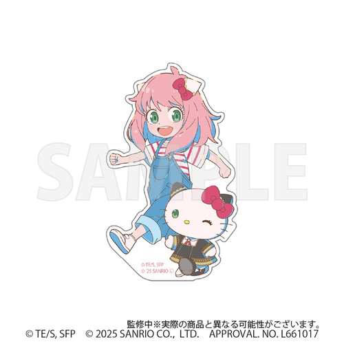 [TALL ANYA / HELLO KITTY] "SPY x FAMILY x Sanrio" Die - cut Sticker - Rosey’s Kawaii Shop