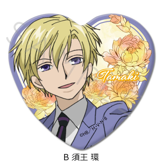[Tamaki Suoh] "Ouran High School Host Club" Heart Badge - Rosey’s Kawaii Shop
