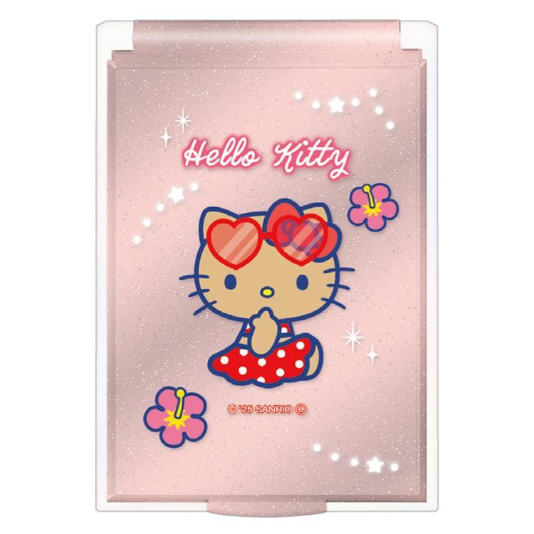 [TAN HELLO KITTY] "Sanrio Night Party" Compact Mirror - Rosey’s Kawaii Shop