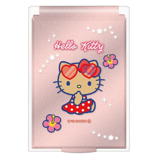 [TAN HELLO KITTY] "Sanrio Night Party" Compact Mirror - Rosey’s Kawaii Shop