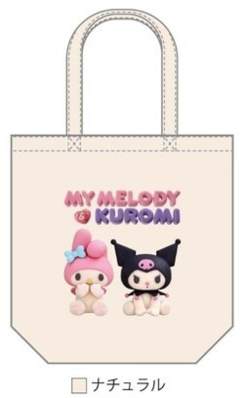 [TAN] LIMITED "Netflix Series My Melody & Kuromi" Tote Bag - Rosey’s Kawaii Shop