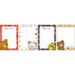 [TAN] "Rilakkuma x Mister Donut" A6 Memo Pad - Rosey’s Kawaii Shop