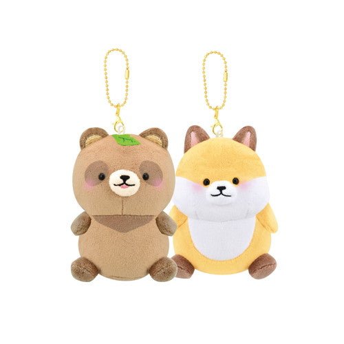 [TANUKI & FOX] "Nico Nui Magnet Plush" Keychain - Rosey’s Kawaii Shop