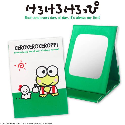"Thankyoumart x Keroppi" Folding Mirror - Rosey’s Kawaii Shop