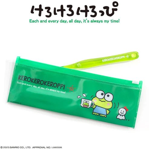 "Thankyoumart x Keroppi" Toothbrush & Pouch - Rosey’s Kawaii Shop