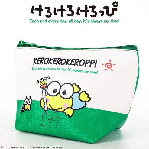 "Thankyoumart x Keroppi" Trapezoid Pouch - Rosey’s Kawaii Shop