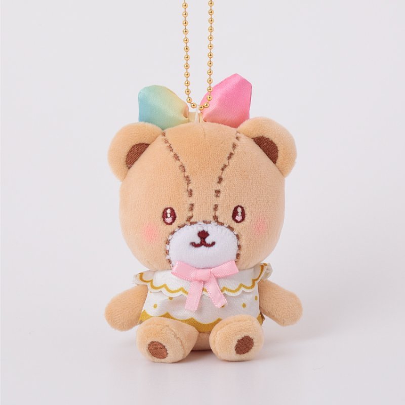 [TINY CHUMS RAINBOW] "Ichigo Shinbun 50th Anniversary x Munyugurumi Patio POPUP STORE" Plush Keychain - Rosey’s Kawaii Shop