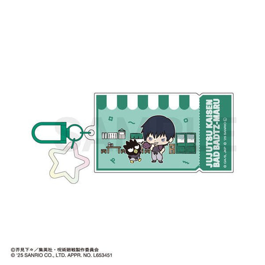 [TOJI / BADTZ MARU] "Jujutsu Kaisen Hidden Inventory / Premature Death x Sanrio Color" Acrylic Charm - Rosey’s Kawaii Shop