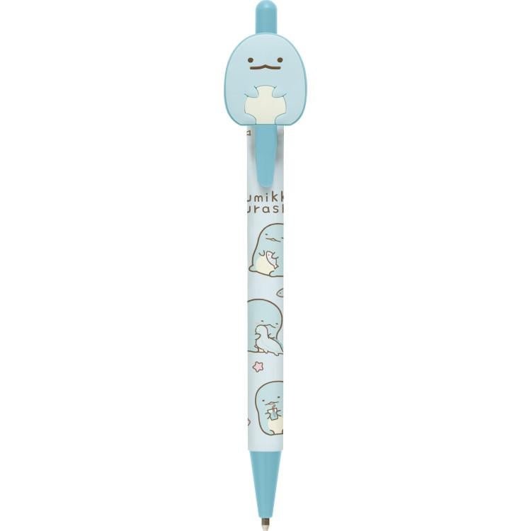[TOKAGE / BLUE] "Sumikko Gurashi" Ballpoint Pen with Mascot - Rosey’s Kawaii Shop