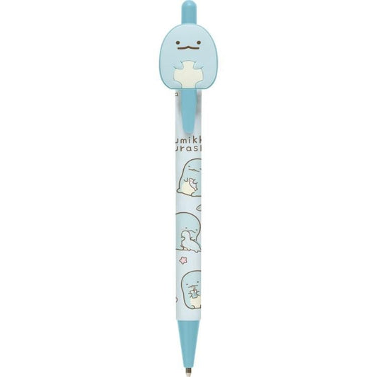 [TOKAGE / BLUE] "Sumikko Gurashi" Ballpoint Pen with Mascot - Rosey’s Kawaii Shop