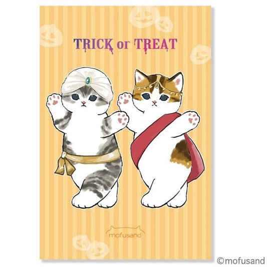 [TRICK OR TREAT DANCE] "Mofusand Halloween" Postcard - Rosey’s Kawaii Shop