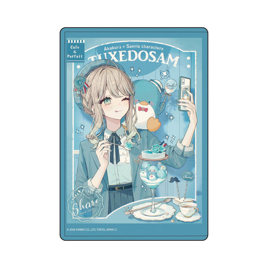 [TUXEDO SAM] "Akakura x Sanrio: Cafe & Parfait" Clear Chara Case - Rosey’s Kawaii Shop
