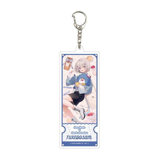 [TUXEDO SAM] "DONE KANADA x Sanrio" Keychain - Rosey’s Kawaii Shop