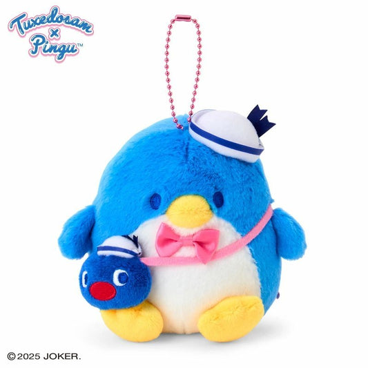[TUXEDO SAM] "Tuxedo Sam x Pingu" Plush Keychain - Rosey’s Kawaii Shop