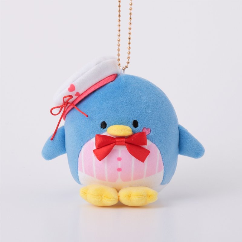 [TUXEDO SAM VALENTINE] "Ichigo Shinbun 50th Anniversary x Munyugurumi Patio POPUP STORE" Plush Keychain - Rosey’s Kawaii Shop