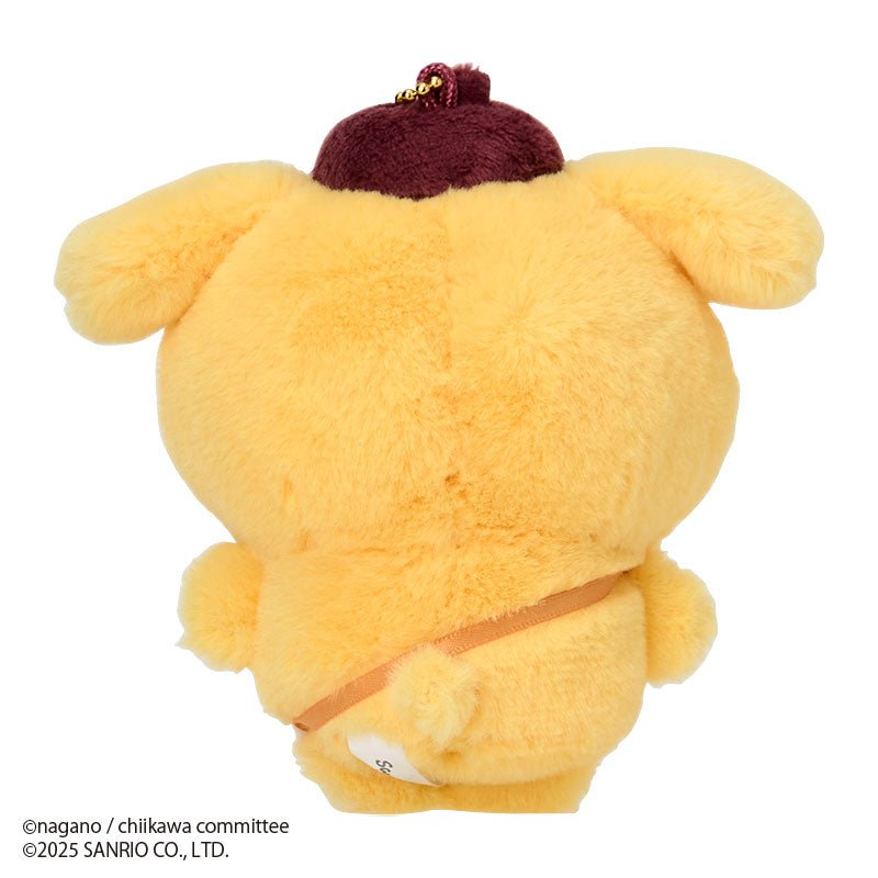 [USAGI X POMPOMPURIN] "Chiikawa x Sanrio" Plush Keychain - Rosey’s Kawaii Shop