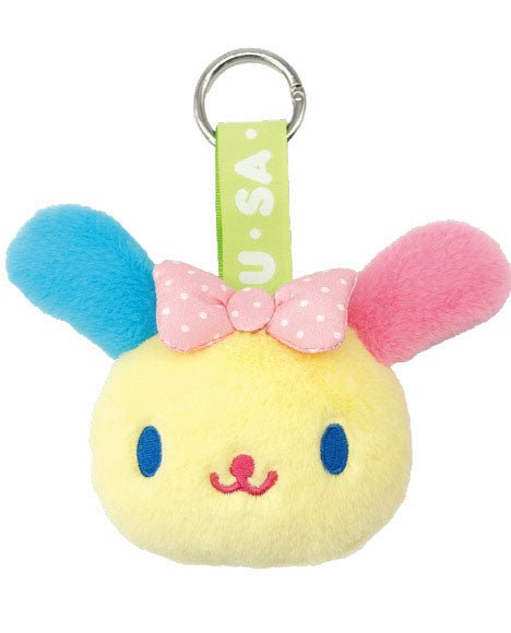 [USAHANA] "Sanrio Face Tag" Plush Keychain - Rosey’s Kawaii Shop