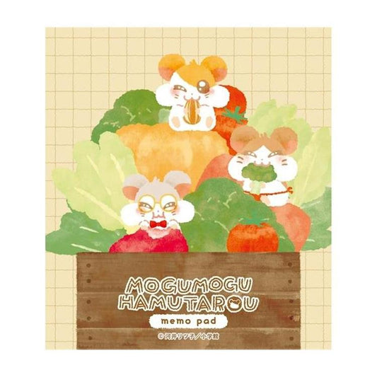 [VEGETABLES] "Mogumogu Hamtaro" Memo Pad - Rosey’s Kawaii Shop