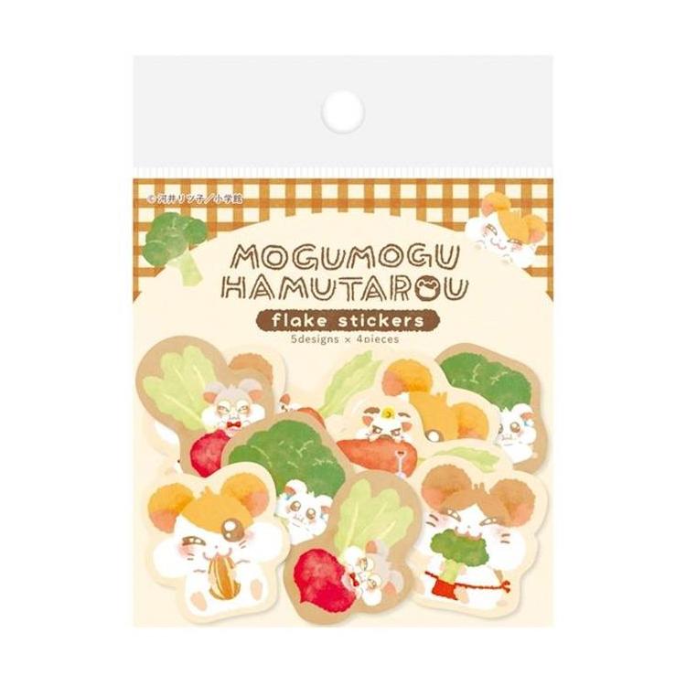 [VEGETABLES] "Mogumogu Hamtaro" Sticker Flakes - Rosey’s Kawaii Shop