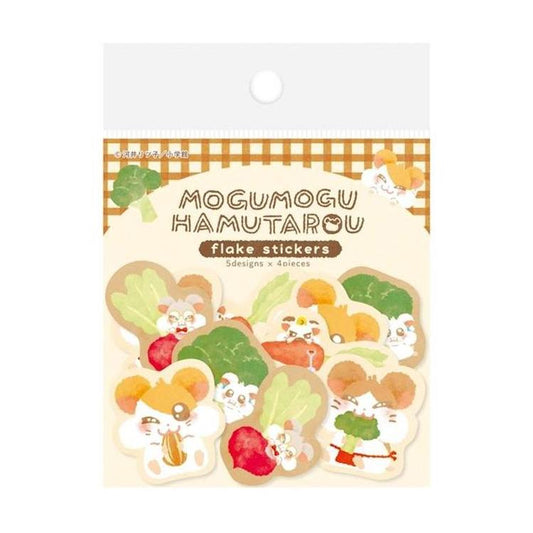 [VEGETABLES] "Mogumogu Hamtaro" Sticker Flakes - Rosey’s Kawaii Shop