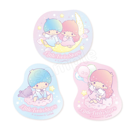 [VER A] "Little Twin Stars Sparkling" Sticker Set - Rosey’s Kawaii Shop
