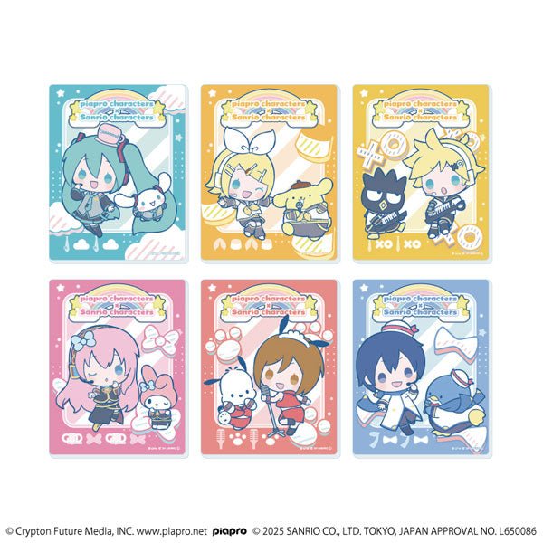"Vocaloid x Sanrio Acrylic Card" Blind Bag - Rosey’s Kawaii Shop